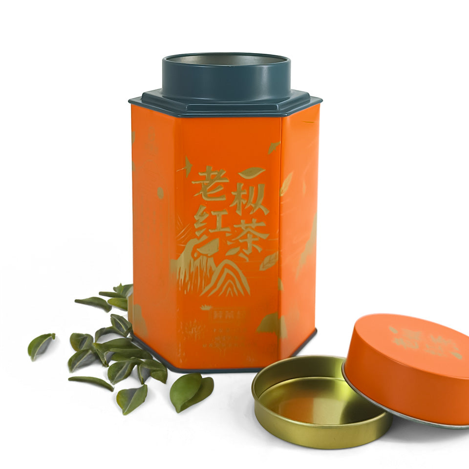 Jinyunbao tin container for tea