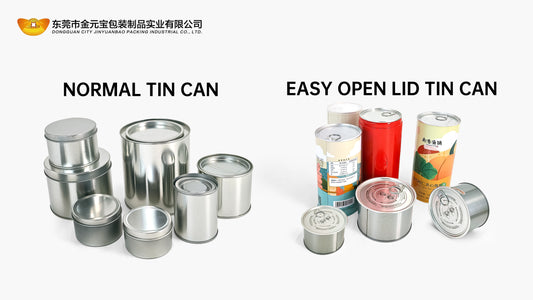 What is the difference between common tin can and easy open lid tin can ?